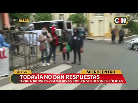 Jornada intensa de movilizaciones y protestas en el microcentro de Asunción