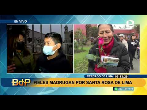 Santa Rosa de Lima: devotos hacen largas colas para dejar sus cartas en pozo de los deseos (1/2)