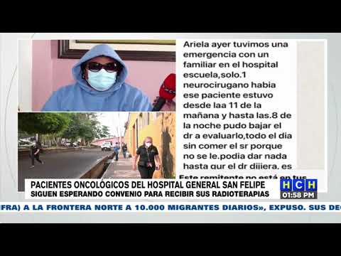 Pacientes oncológicos del San Felipe, denuncian inexistencia de convenios para sus atenciones