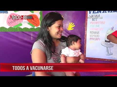 Todos en Nicaragua a sumarse a la jornada nacional de vacunación