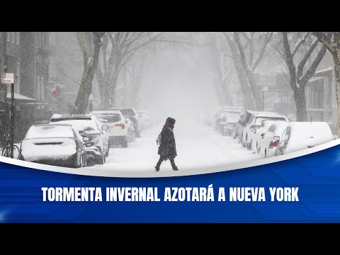 Tormenta invernal azotará a Nueva York