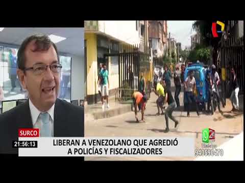 LIBERAN A VENEZOLANO QUE AGREDIÓ A POLICÍA Y FISCALIZADORES