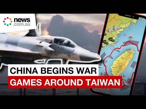 China launches war games around Taiwan, drawing concern from US