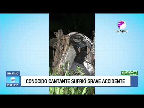 El conocido cantante Ito Goiburu sufrió un terrible accidente