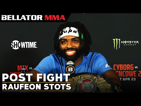 BellatorMMA 🤼 Raufeon Stots : I'm best in the world out of any organization | B279 Post Fight Press Conference