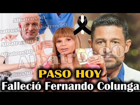 ?URGENTE ! Hace Unas Horas ! Mhoni Vidente predice triste noticia sobre Fernando Colunga hoy 2021