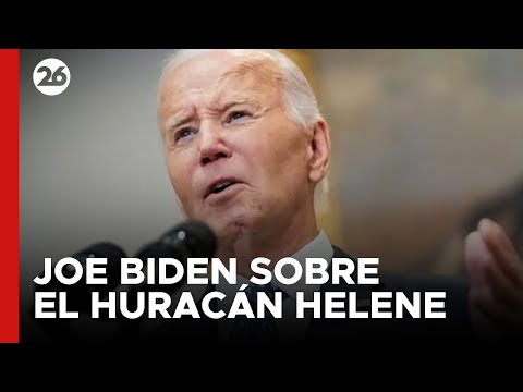 EN VIVO - EEUU | Mensaje de Joe Biden sobre las consecuencias del huracán  Helene