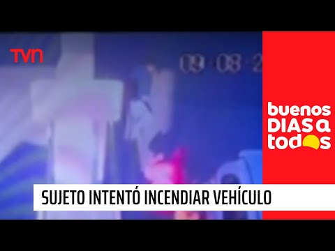 Impactante registro: Sujeto intentó incendiar vehículo en servicentro de Antofagasta | BDAT