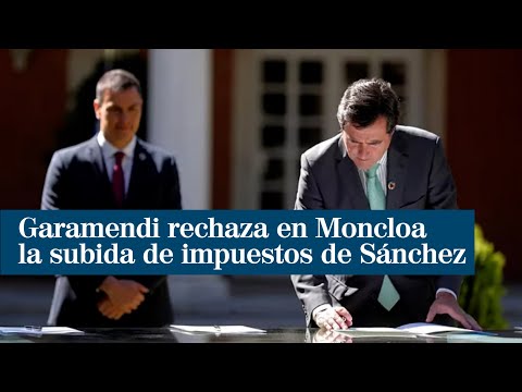 Garamendi rechaza en Moncloa la subida de impuestos de Sánchez: Ya le he avisado, no es momento