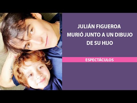 Julián figueroa  murió junto a un dibujo de su hijo