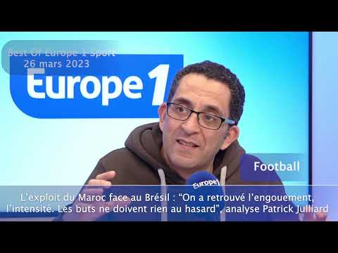 L'exploit du Maroc face au Brésil, Mbappé vise Platini, le Best Of Europe 1 Sport (26 mars 2023)