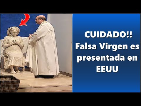 Fieles se Paralizan en EEUU Sacerdote Presenta la Deidad Pachamama como Supuesta Virgen