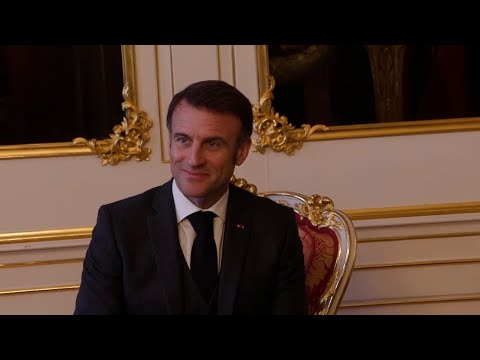 Macron meets his Czech counterpart Pavel in Prague
