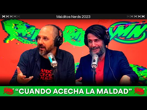 #MalditosNerds  Demian Rugna (director) y Ezequiel Rodríguez (actor) de #CuandoAcechaLaMaldad