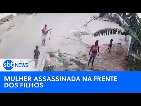 Mulher é assassinada na frente dos filhos em Vitória | #SBTNewsnaTV (10/09/2024)