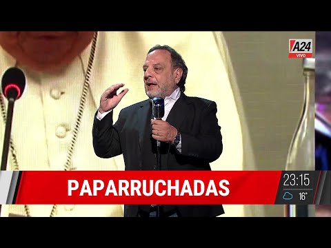 PAPARRUCHADAS: El editorial de Baby Etchecopar sobre el Papa Francisco y Juan Grabois