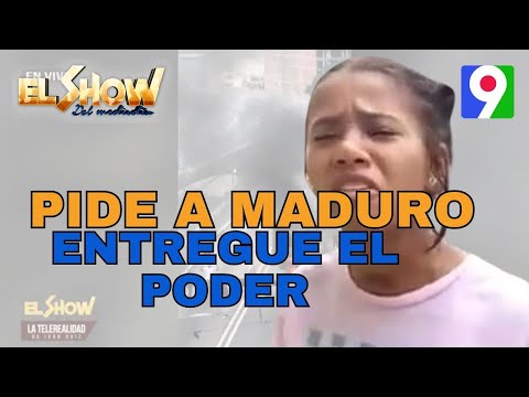 Venezolana en NY se desahoga y pide a Maduro que entregue el poder | El Show del Mediodía