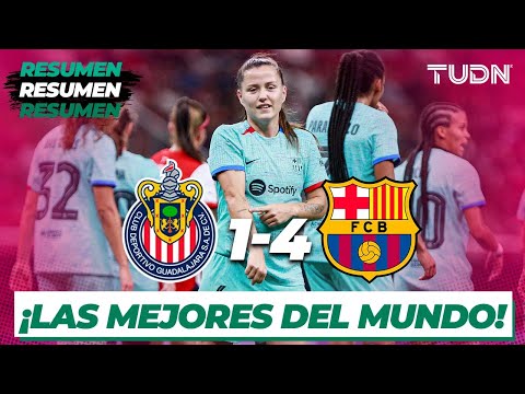Resumen y goles | Chivas 1-4 Barcelona | Amistoso Internacional | TUDN