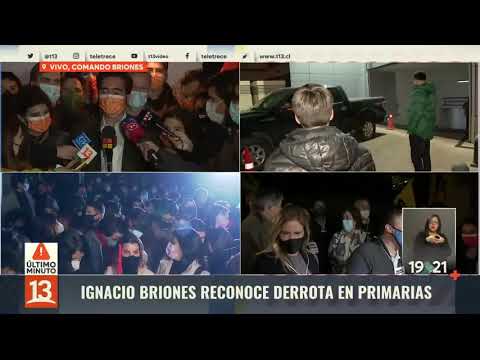 Ignacio Briones reconoce derrota y felicita a Sichel en Primarias 2021