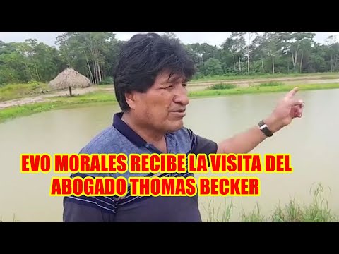 THOMAR BECKER CONOCIENDO A LA PERSONA DE EVO MORALES..