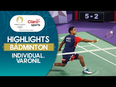 #Paris2024 Badminton | Fase de grupos individual, varonil | Highlights