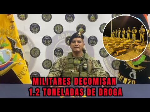 Fuerzas Armadas incautan 1.2 Toneladas de SSF en Palma Real - Esmeraldas