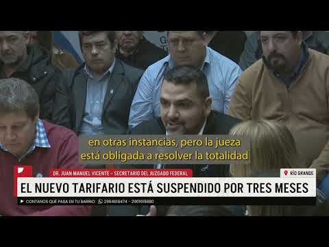 EL NUEVO TARIFARIO ESTÁ SUSPENDIDO POR TRES MESES