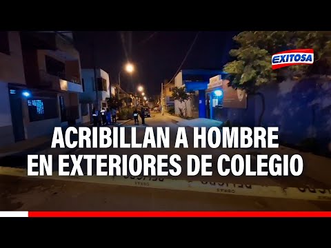 San Juan de Miraflores: Hombre es acribillado por desconocidos en plena vía pública