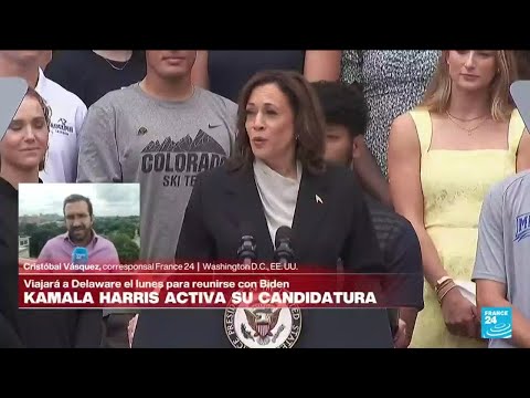 Informe desde Washington: elogios para Joe Biden en el primer discurso de Kamala Harris • FRANCE 24