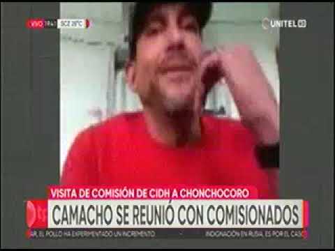 28032023   GOBERNADOR CAMACHO SE REUNIO CON MIEMBROS DE LA CIDH   UNITEL