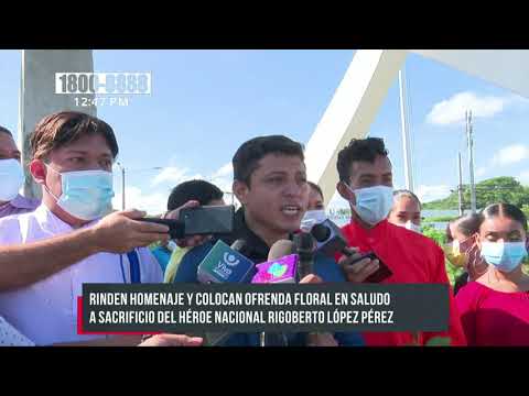 Juventud de Nicaragua reafirma su compromiso con legado de Rigoberto López Pérez