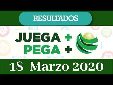 Loteria Pega Mas Juega Mas Resultado de hoy 18 de Marzo del 2020