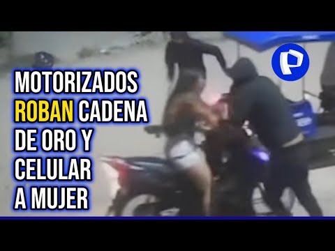 Tarapoto: asaltan a una motociclista y le roban su celular y una cadena de oro