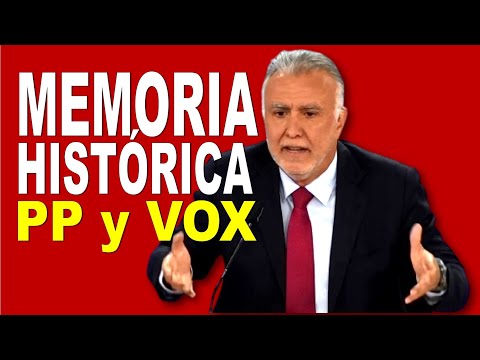 Denunciaremos a VOX y  PP porque quieren derogar la ley de memoria histórica Ángel Víctor Torres