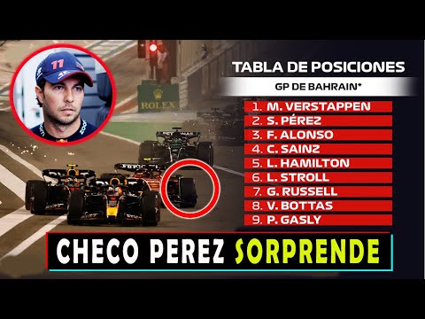 ASI REACCIONA PRENSA EUROPEA A PODIO DE CHECO PEREZ CON RED BULL GRAN PREMIO DE BAHREIN