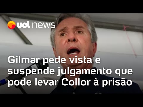 Gilmar Mendes pede vista e suspende julgamento que pode levar Collor à prisão