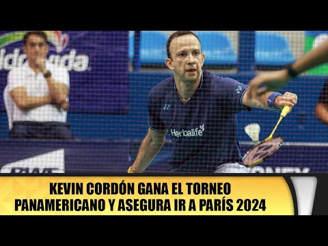 Kevin Cordón gana el Torneo Panamericano y asegura su boleto para París 2024