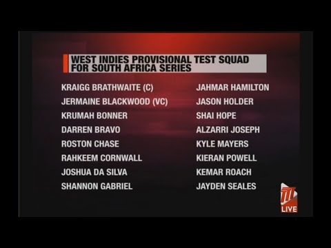 Windies Names Test Squad