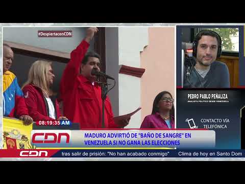 Maduro advirtió de ''baño de sangre'' en Venezuela si no gana las elecciones