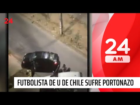 Dramático relato de futbolista de U. de Chile tras portonazo | 24 Horas TVN Chile