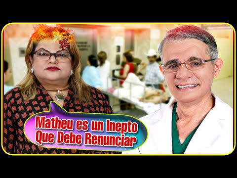 Dra. Monserrat pone por el Piso al Ministro de Salud Jose Matheu lo tacha hasta de Inepto!
