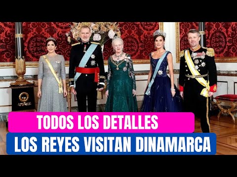 TODOS los DETALLES de la CENA DE GALA de la FAMILIA REAL DANESA a los Reyes FELIPE y LETIZIA