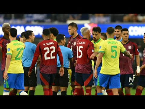 Brasil y Vinicius tropiezan ante una aguerrida Costa Rica en Copa América | AFP