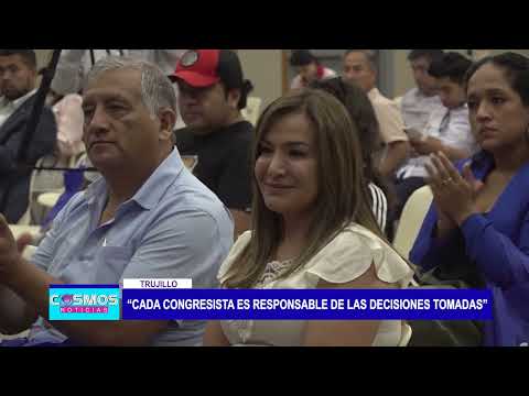 Trujillo: “Cada congresista es responsable de las decisiones tomadas”