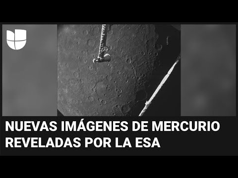 Misión espacial capta increíbles imágenes de Mercurio: así luce el planeta más cercano al Sol