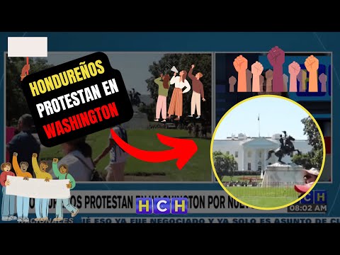 Hondureños protestan en Washington por un nuevo TPS