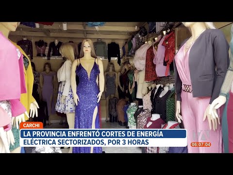 Sector comercial de Carchi perjudicado por apagón no programado