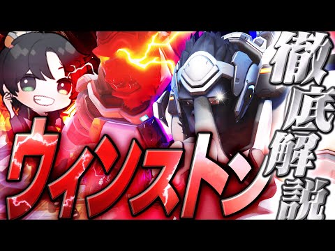 見ればウィンストン丸わかり！？レイジは？ドームは？高所は？日本代表タンクが本気で解説します！！【オーバーウォッチ2/OW2】