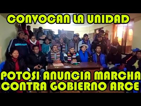 ORGANIZACIÓN TOMAS FRIAS POTOSI ANUNCIAN MOVILIZACIONES CONTRA GOBIERNO DE ARCE ..