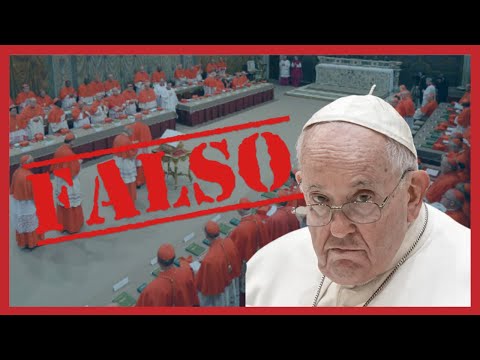 NOTICIA FALSA: el Papa Francisco no está intentando manipular el cónclave que elegirá al PAPA